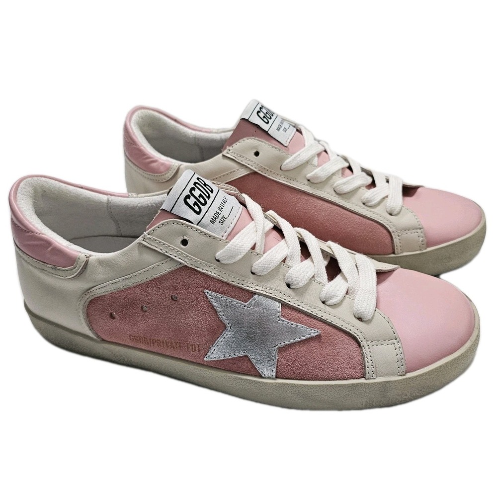 Golden Goose Super Star Sneakers Private Edition Pink Leather 8 US 38 EU